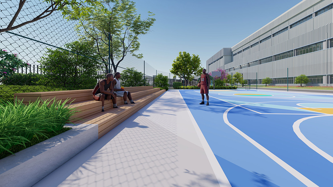 工業園景觀設計案例7