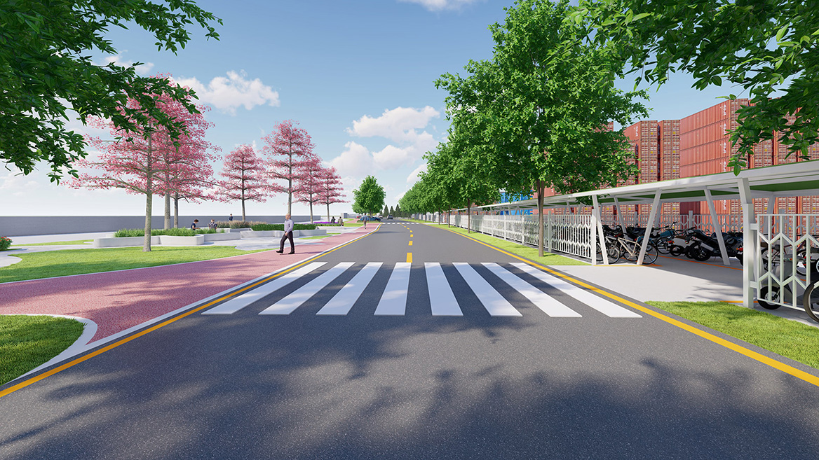 工業園沿江區域美化項（xiàng）目景觀設計（jì）案例1