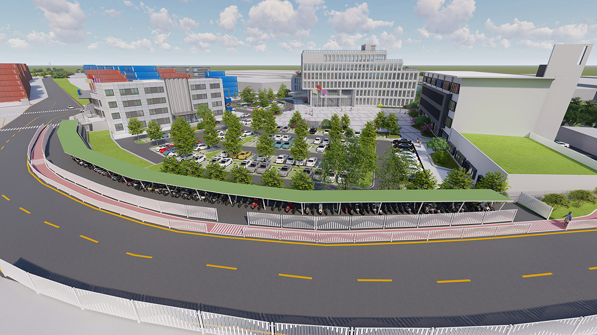 工（gōng）業園沿江區域美化項目景觀設計案例4