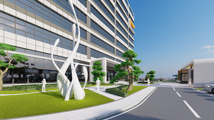 智能製造工廠景觀設計