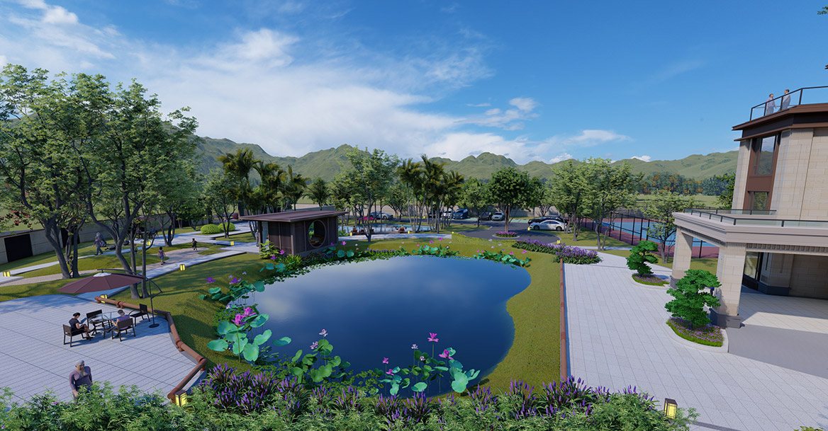 別墅區景觀設計案例12