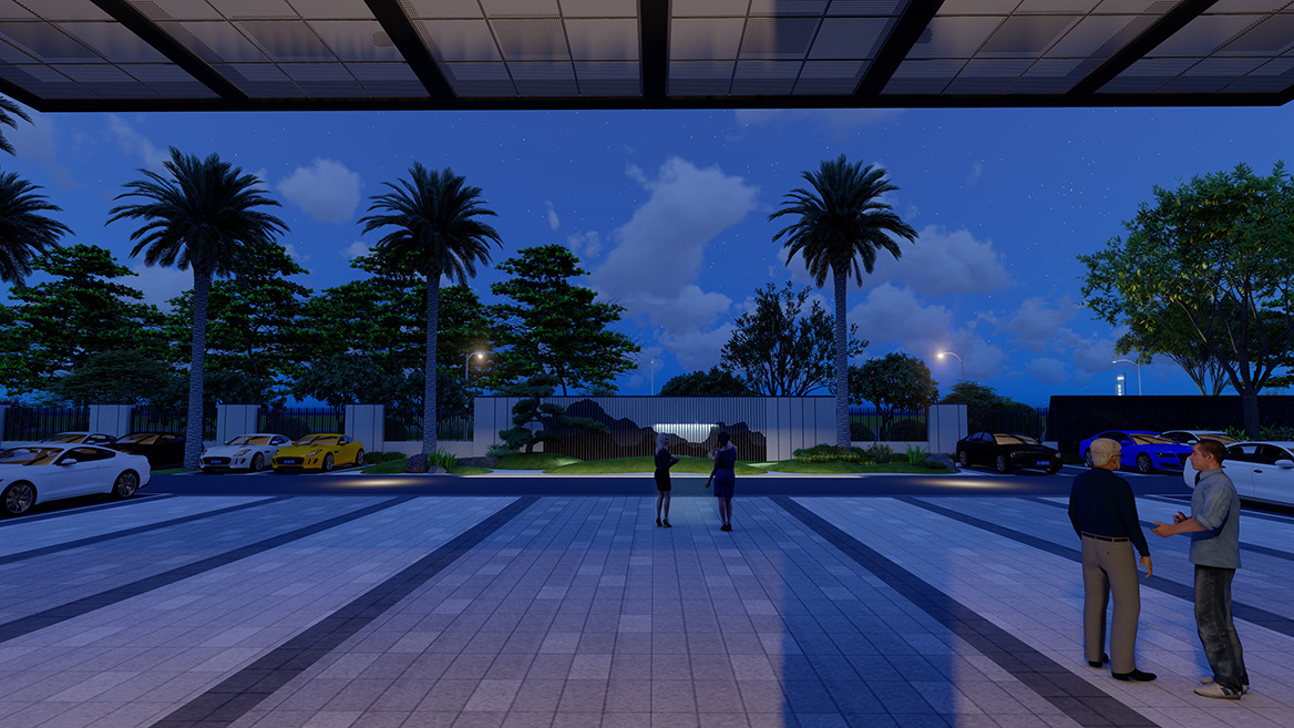 智能設備（bèi）公司景觀設計案例5