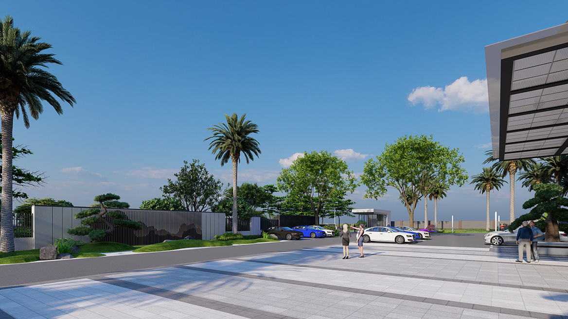 智能設備（bèi）公司景觀設（shè）計案例6