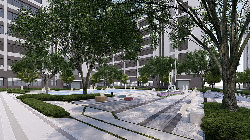 光輝智能產業（yè）園（yuán）景觀設（shè）計圖